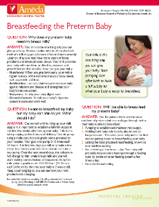 Breastfeeding the Preterm Baby Preview Graphic