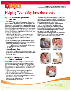 Helping Your Baby Take the Breast Graphic Preview