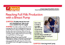 Breast Pump Efficiency: Reaching Full Milk Production PDF Preview