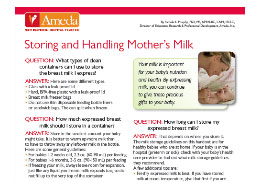 Storing and Handling Mother's Milk Preview Graphic